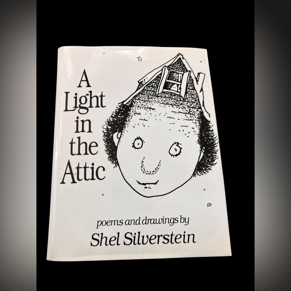 A Light in the Attic by Shel Silverstein Hardcover Book cover book